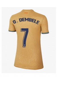 Fotbalové Dres Barcelona Ousmane Dembele #7 Dámské Venkovní Oblečení 2022-23 Krátký Rukáv
